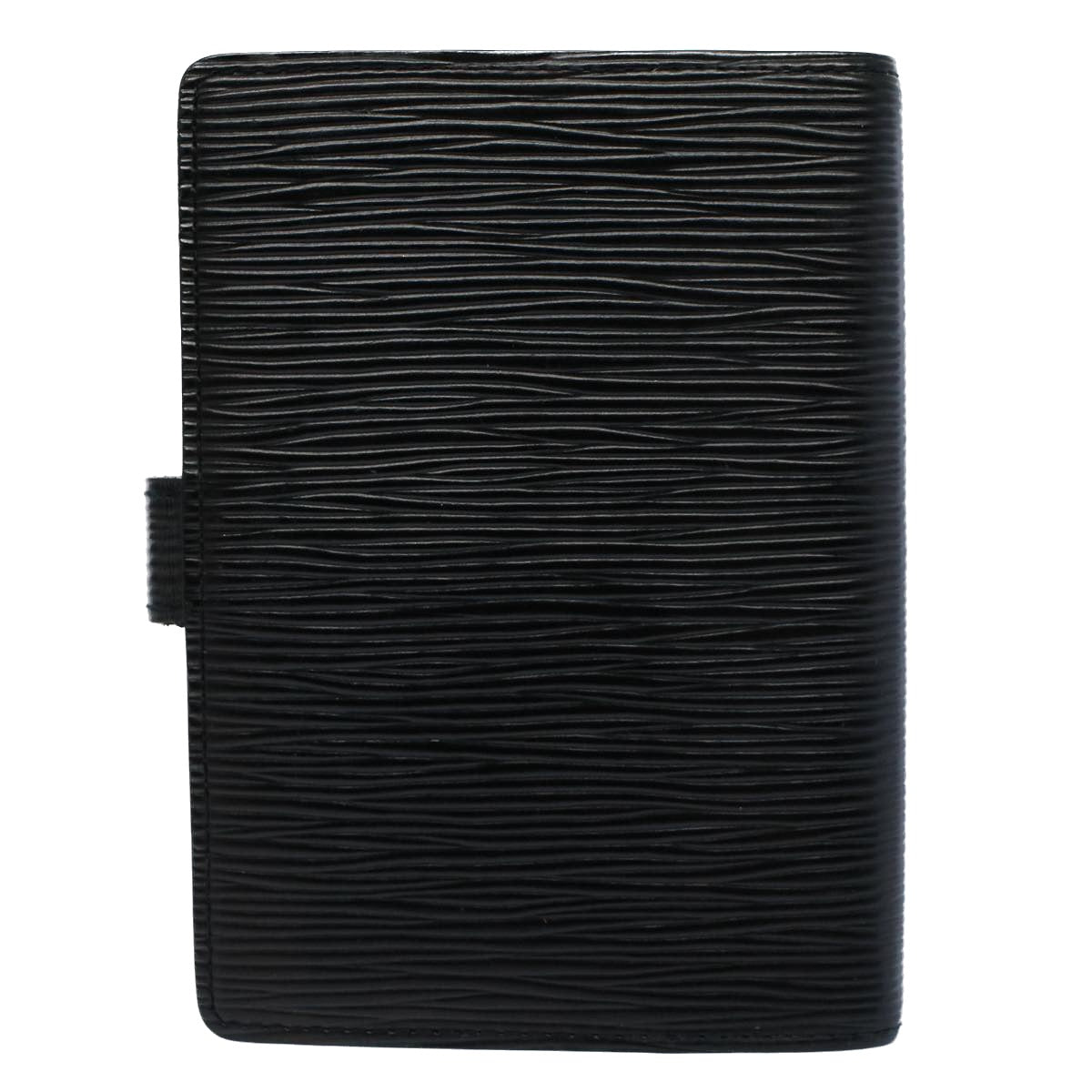 LOUIS VUITTON Epi Agenda PM Day Planner Cover Black R20052 LV yk8539
