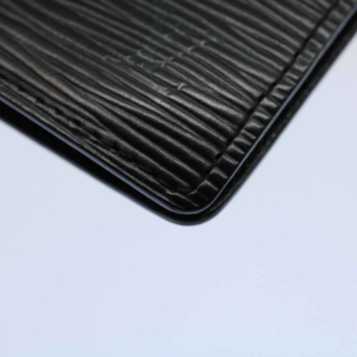 LOUIS VUITTON Epi Agenda PM Day Planner Cover Black R20052 LV yk8539
