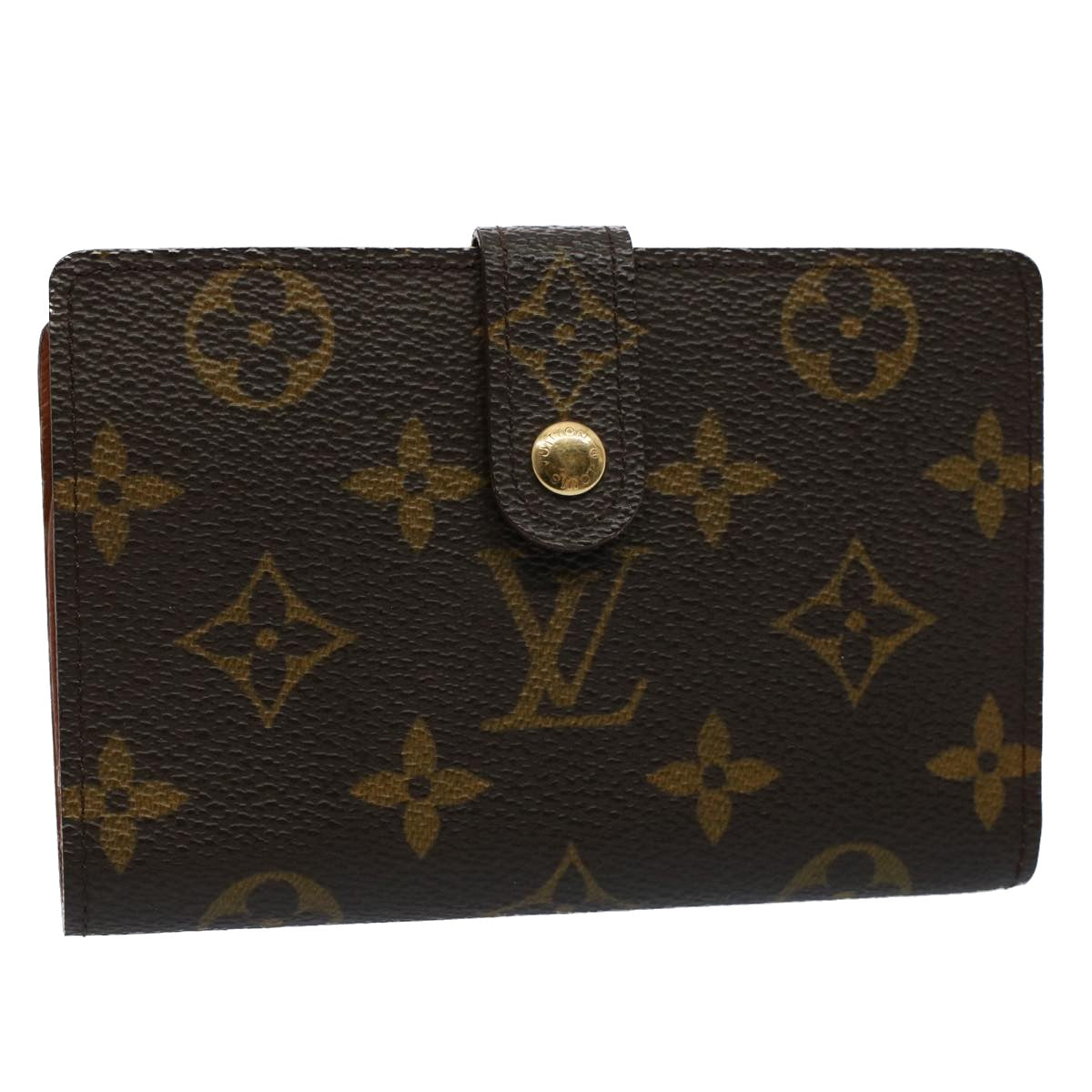LOUIS VUITTON Monogram Porte Monnaie Billets Viennois Wallet M61663 yk8540