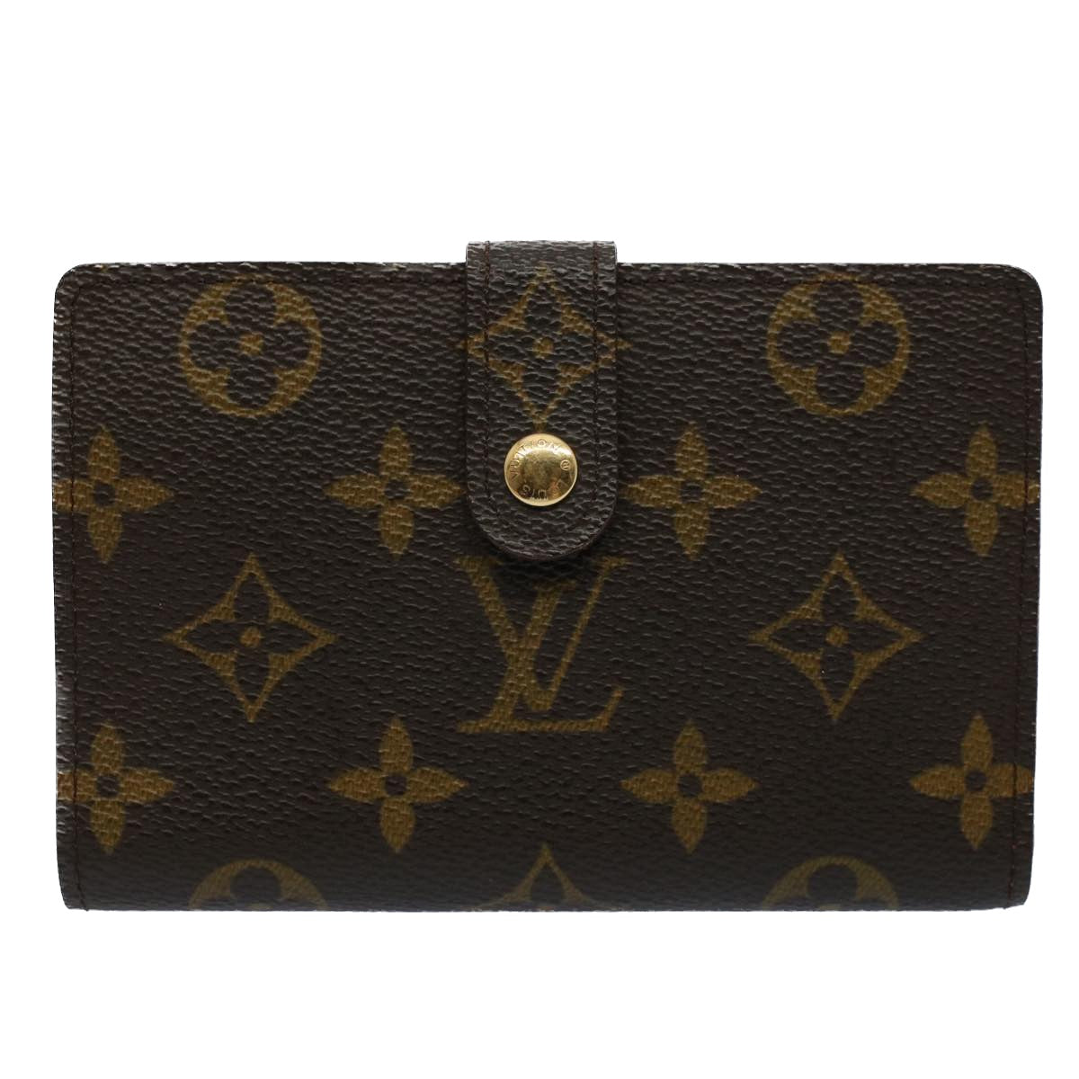 LOUIS VUITTON Monogram Porte Monnaie Billets Viennois Wallet M61663 yk8540