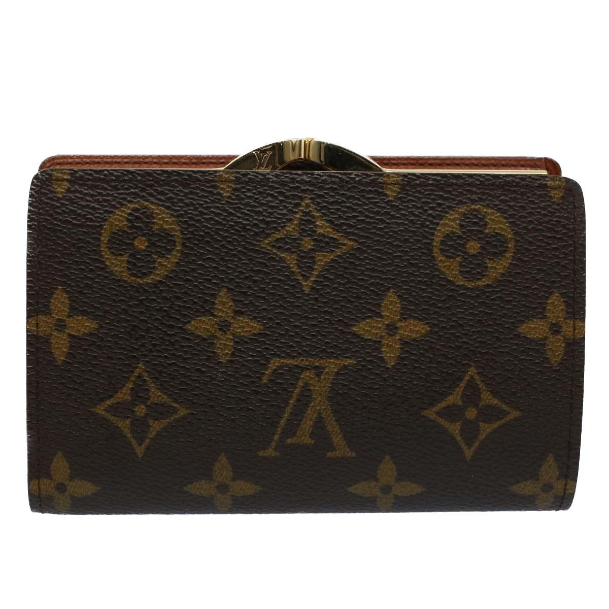 LOUIS VUITTON Monogram Porte Monnaie Billets Viennois Wallet M61663 yk8540