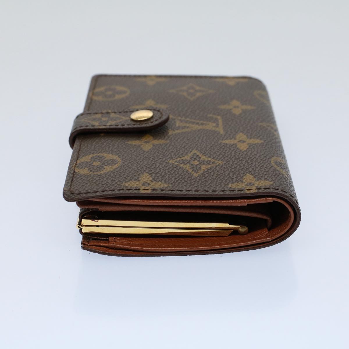 LOUIS VUITTON Monogram Porte Monnaie Billets Viennois Wallet M61663 yk8540