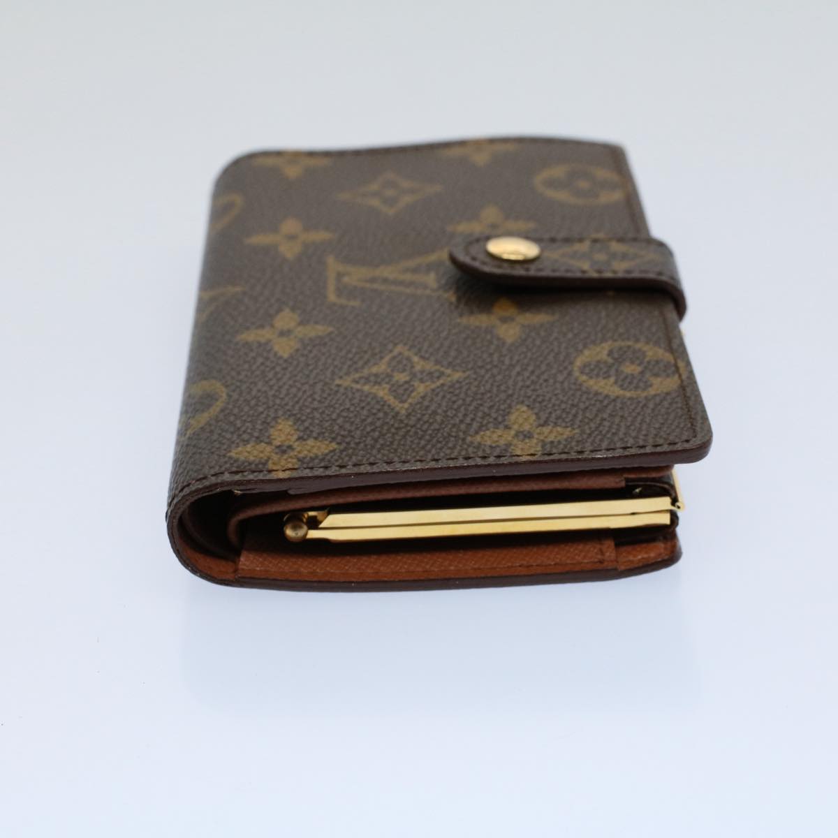LOUIS VUITTON Monogram Porte Monnaie Billets Viennois Wallet M61663 yk8540