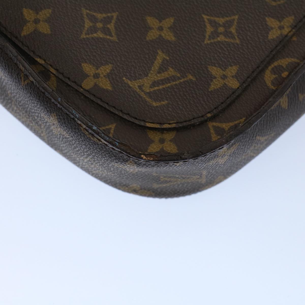 LOUIS VUITTON Monogram Saint Cloud GM Shoulder Bag M51242 LV yk8551