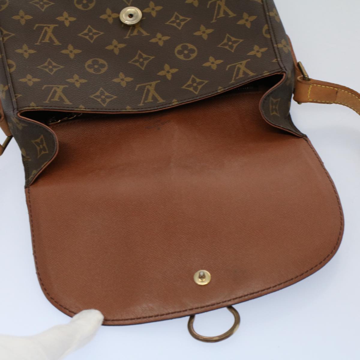 LOUIS VUITTON Monogram Saint Cloud GM Shoulder Bag M51242 LV yk8551