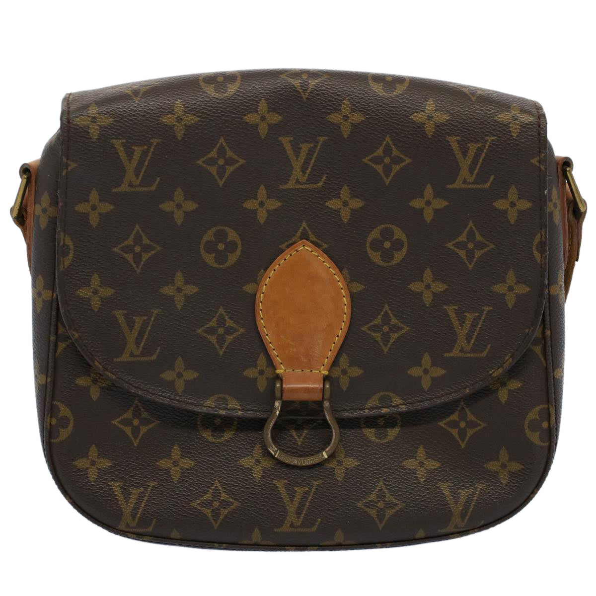 LOUIS VUITTON Monogram Saint Cloud GM Shoulder Bag M51242 LV yk8551
