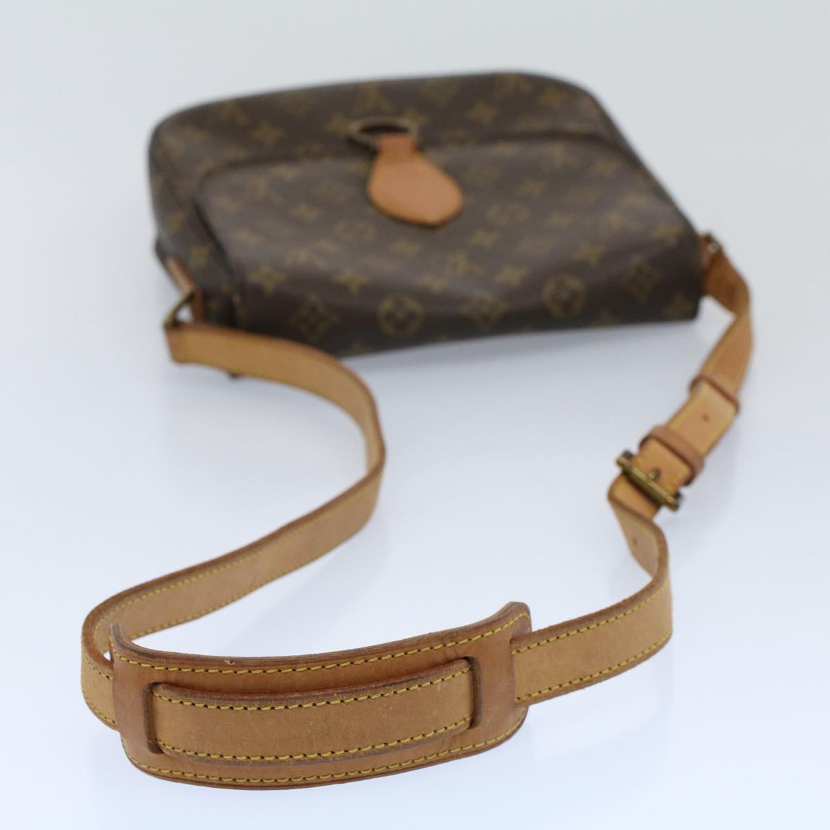 LOUIS VUITTON Monogram Saint Cloud GM Shoulder Bag M51242 LV yk8551