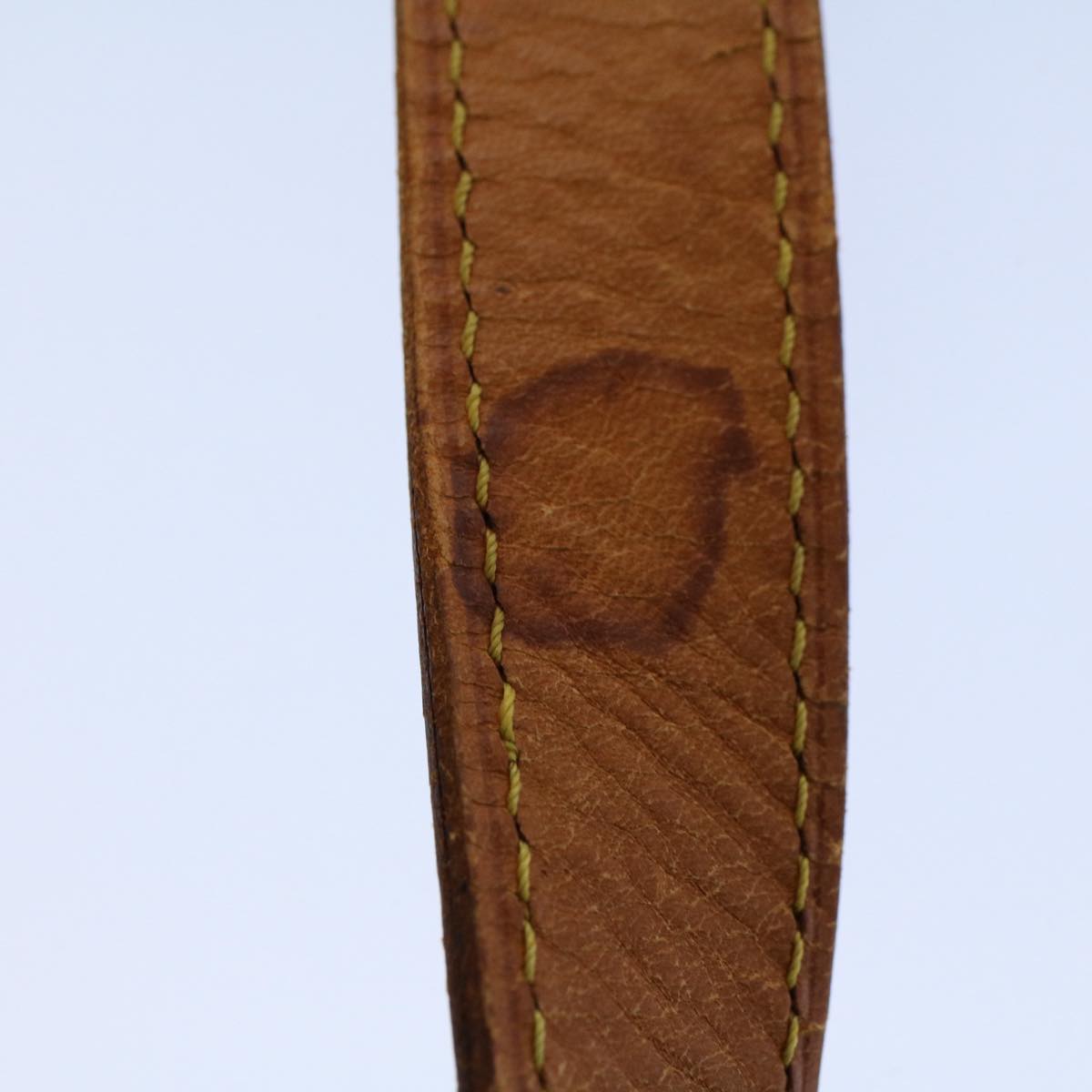LOUIS VUITTON Adjustable Shoulder Strap Leather 31.9""-39"" Beige LV yk8560