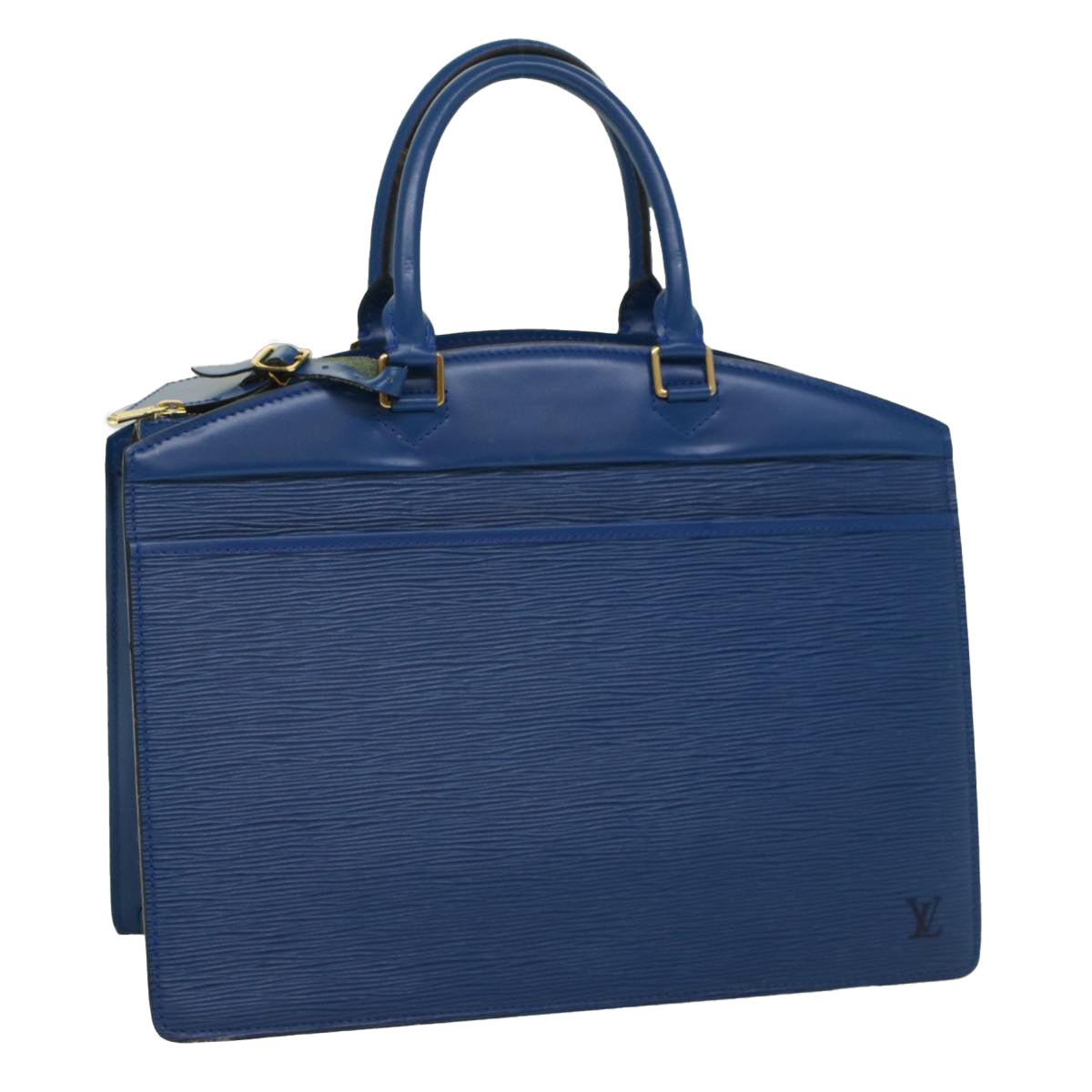 LOUIS VUITTON Epi Riviera Hand Bag Blue M48185 LV yk8565