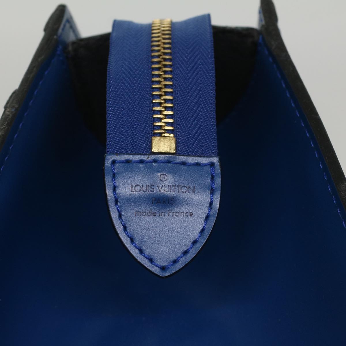 LOUIS VUITTON Epi Riviera Hand Bag Blue M48185 LV yk8565