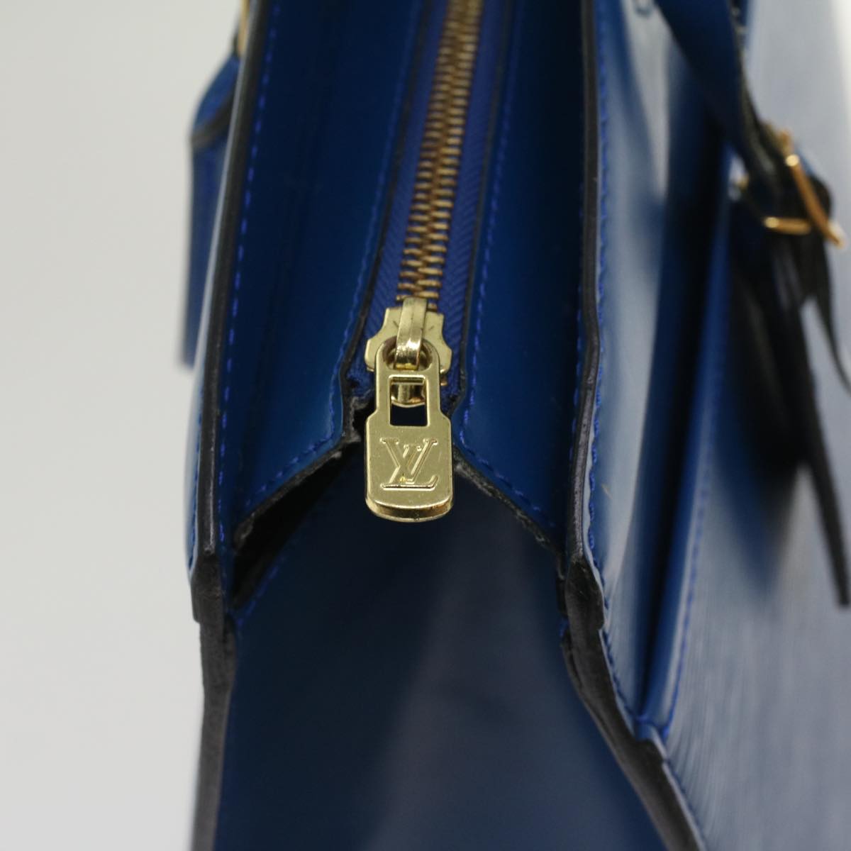 LOUIS VUITTON Epi Riviera Hand Bag Blue M48185 LV yk8565