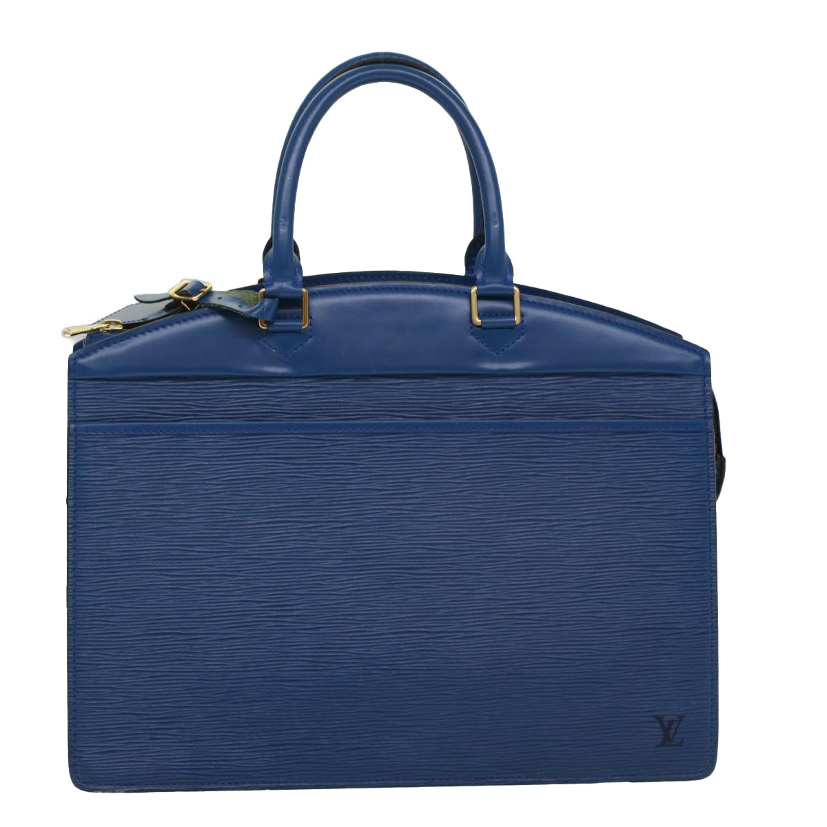 LOUIS VUITTON Epi Riviera Hand Bag Blue M48185 LV yk8565