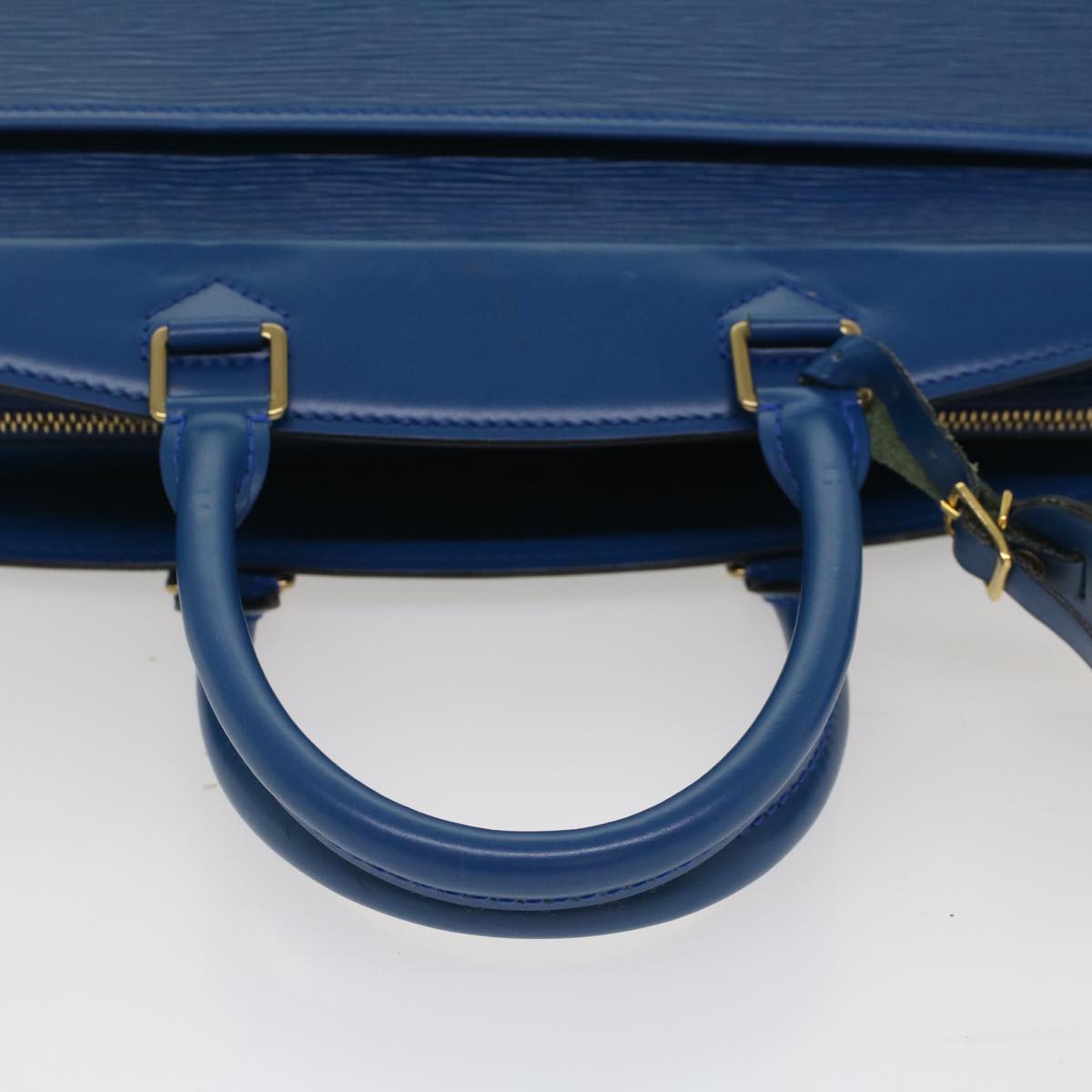 LOUIS VUITTON Epi Riviera Hand Bag Blue M48185 LV yk8565