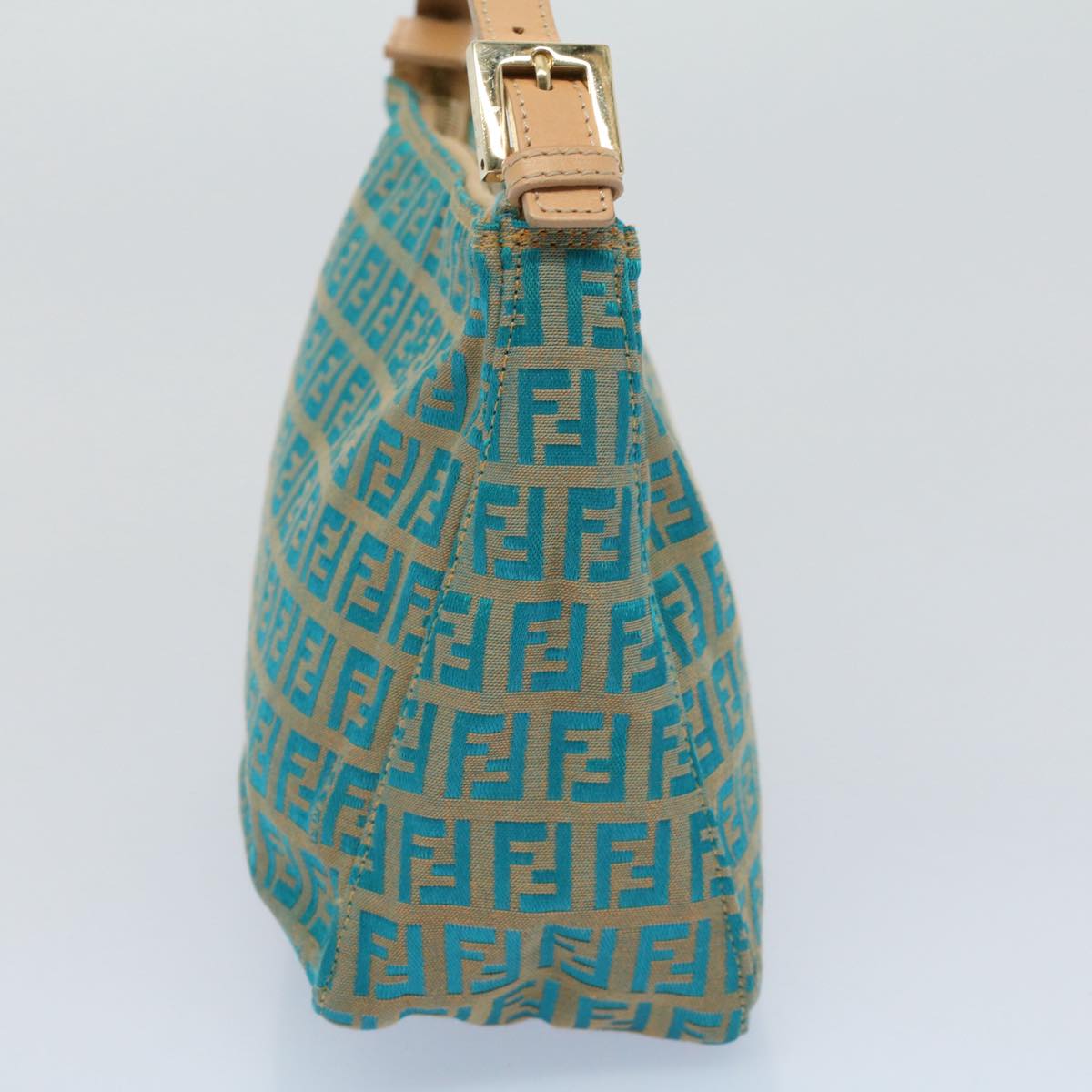 Luxury FendiZucchino Canvas Hand Bag Blueyk8579