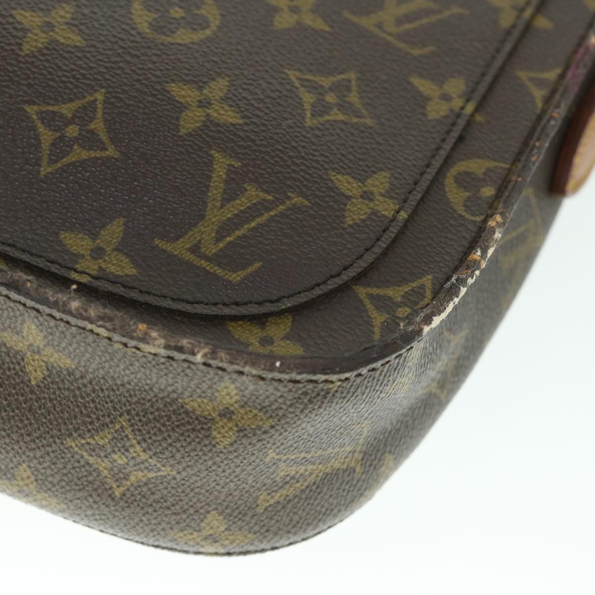LOUIS VUITTON Monogram Saint Cloud GM Shoulder Bag M51242 LV yk8580