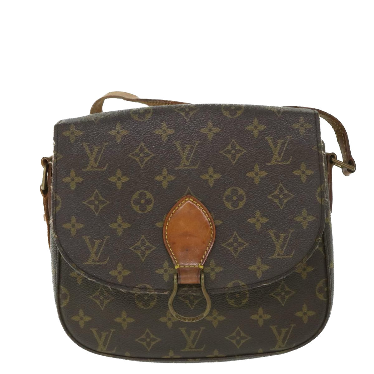 LOUIS VUITTON Monogram Saint Cloud GM Shoulder Bag M51242 LV yk8580