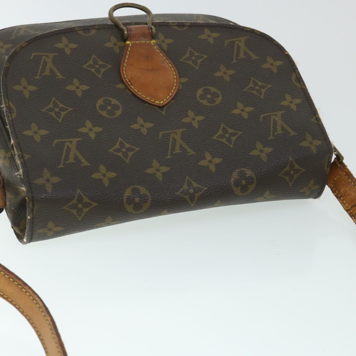 LOUIS VUITTON Monogram Saint Cloud GM Shoulder Bag M51242 LV yk8580