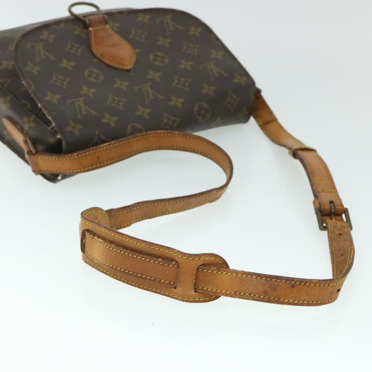 LOUIS VUITTON Monogram Saint Cloud GM Shoulder Bag M51242 LV yk8580
