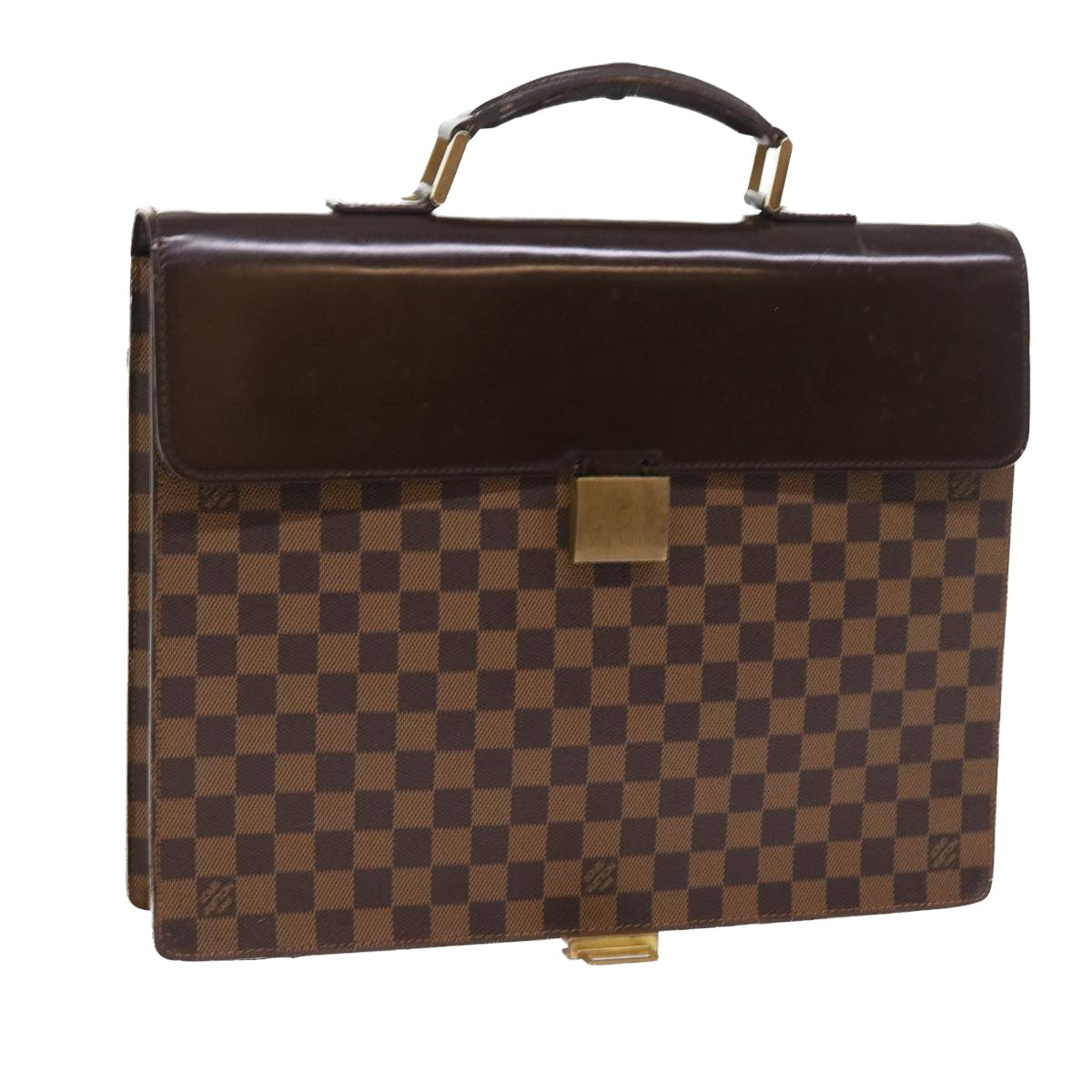 LOUIS VUITTON Damier Ebene Altona PM Briefcase N53315 LV yk8594