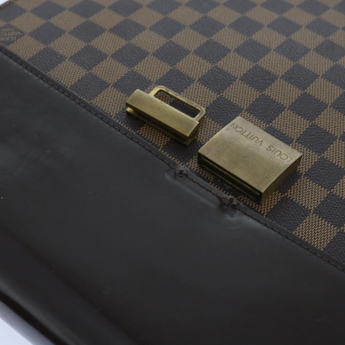 LOUIS VUITTON Damier Ebene Altona PM Briefcase N53315 LV yk8594