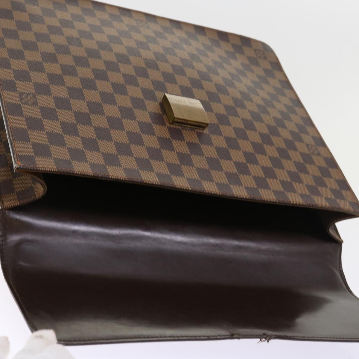 LOUIS VUITTON Damier Ebene Altona PM Briefcase N53315 LV yk8594