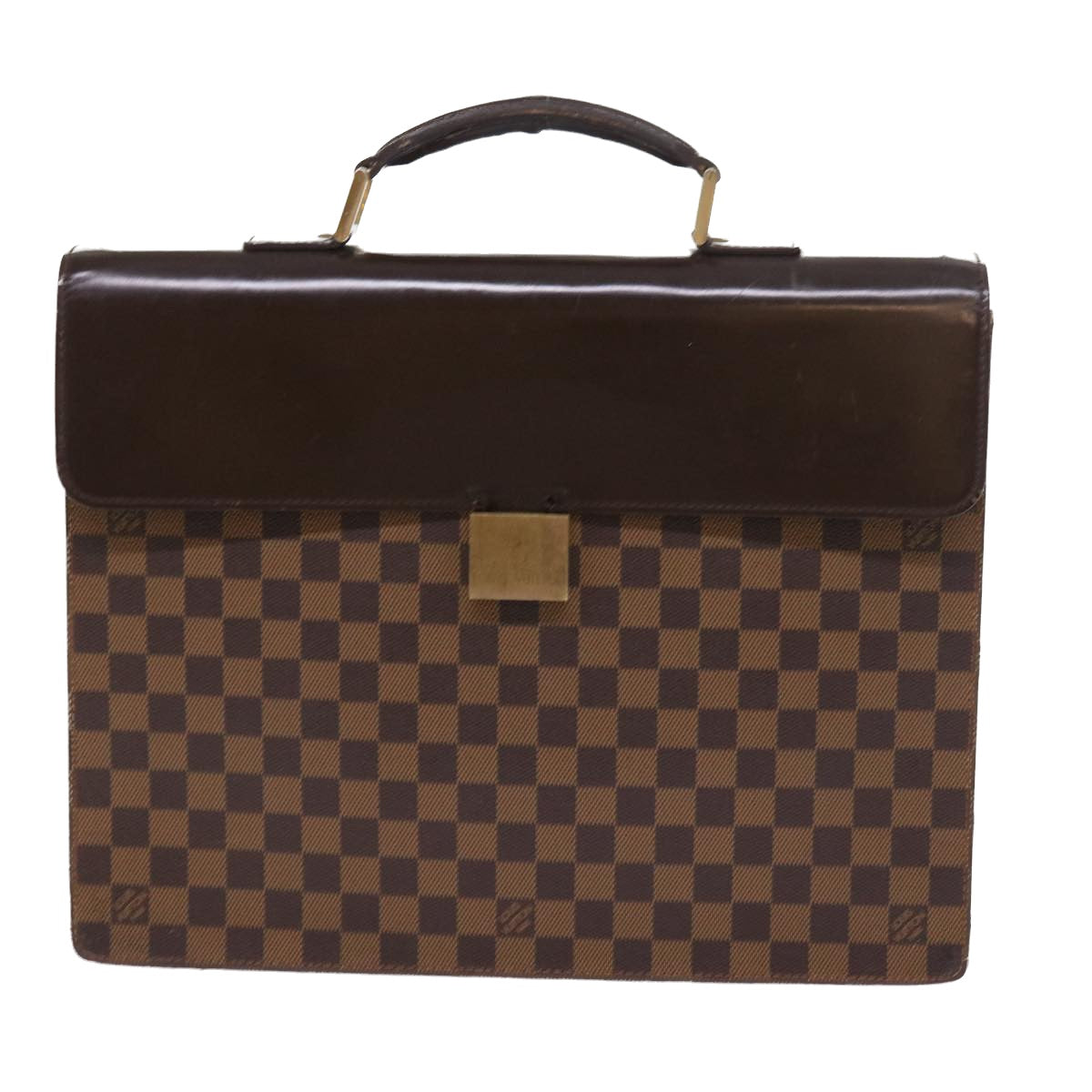 LOUIS VUITTON Damier Ebene Altona PM Briefcase N53315 LV yk8594