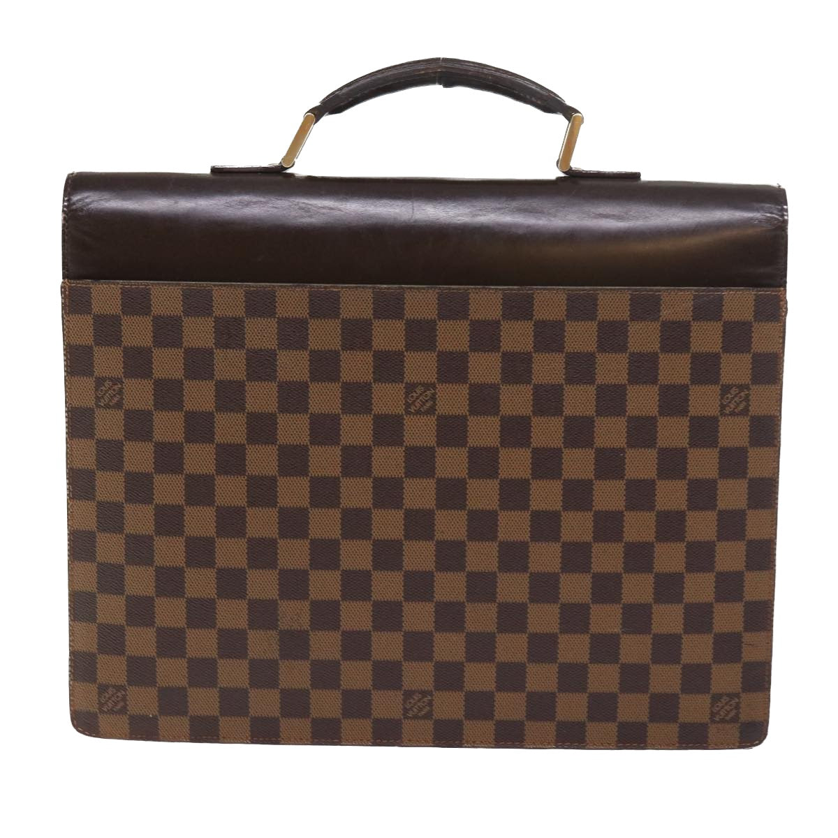 LOUIS VUITTON Damier Ebene Altona PM Briefcase N53315 LV yk8594