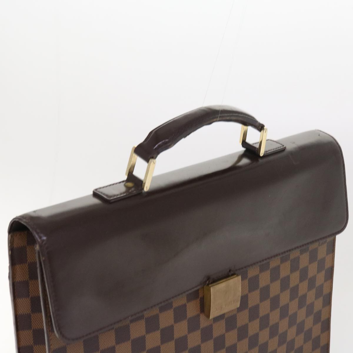 LOUIS VUITTON Damier Ebene Altona PM Briefcase N53315 LV yk8594