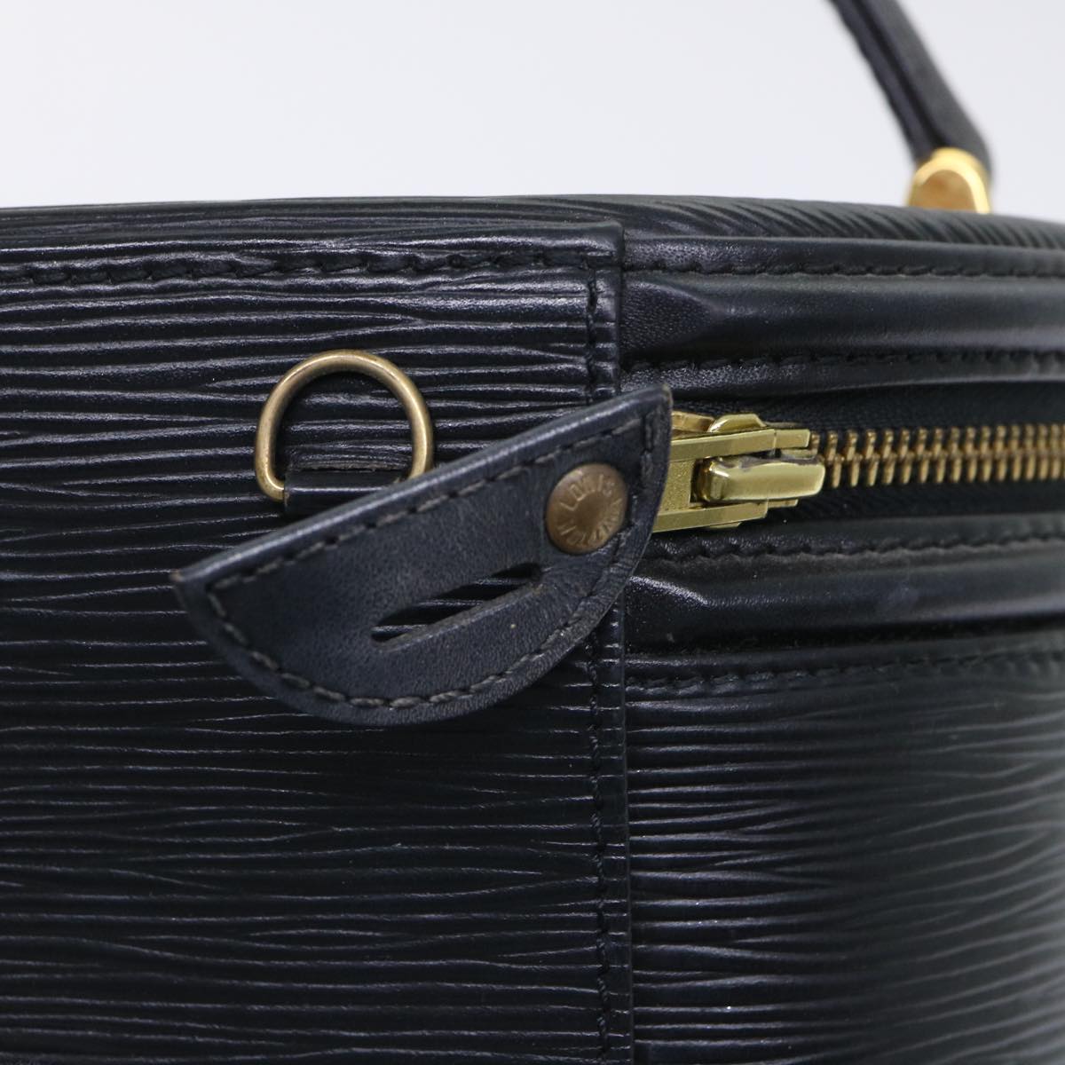 LOUIS VUITTON Epi Cannes Hand Bag Black M48032 LV yk8597
