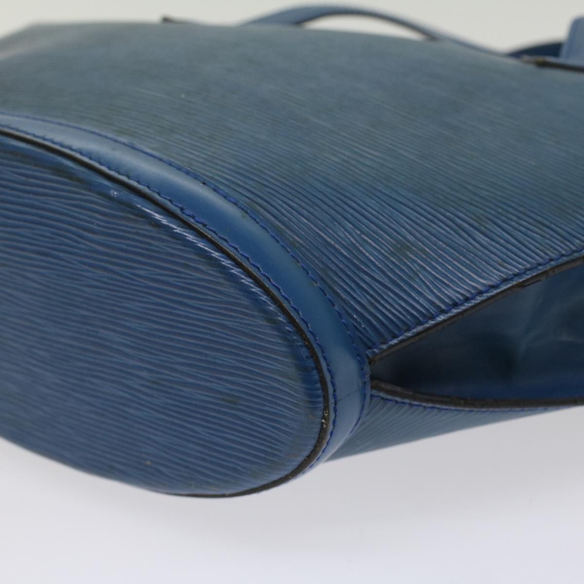 LOUIS VUITTON Epi Saint Jacques Hand Bag Blue M52265 LV yk8601