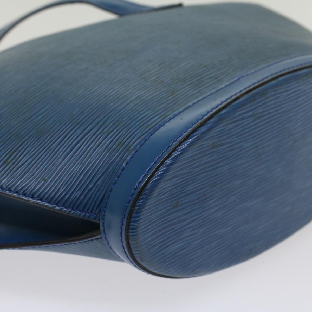 LOUIS VUITTON Epi Saint Jacques Hand Bag Blue M52265 LV yk8601