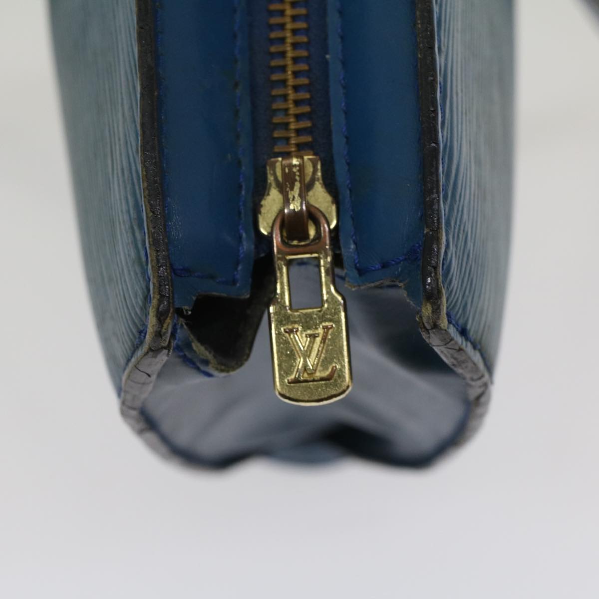 LOUIS VUITTON Epi Saint Jacques Hand Bag Blue M52265 LV yk8601