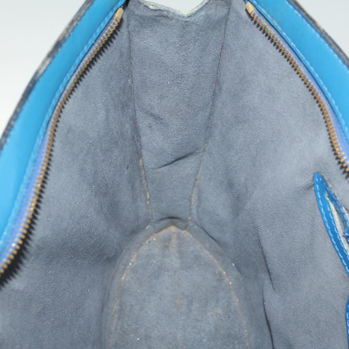 LOUIS VUITTON Epi Saint Jacques Hand Bag Blue M52265 LV yk8601