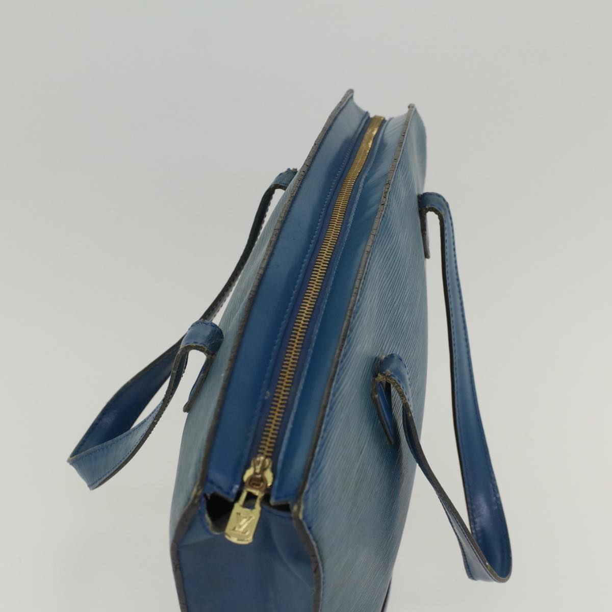 LOUIS VUITTON Epi Saint Jacques Hand Bag Blue M52265 LV yk8601