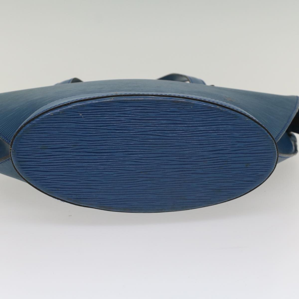 LOUIS VUITTON Epi Saint Jacques Hand Bag Blue M52265 LV yk8601