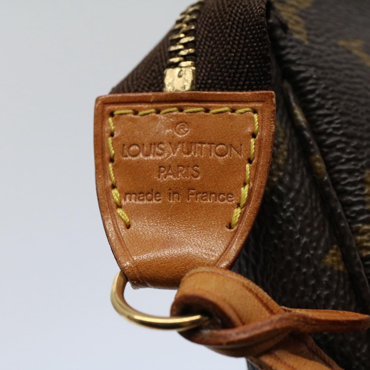 LOUIS VUITTON Monogram Pochette Accessoires Pouch Vintage M51980 LV yk8604