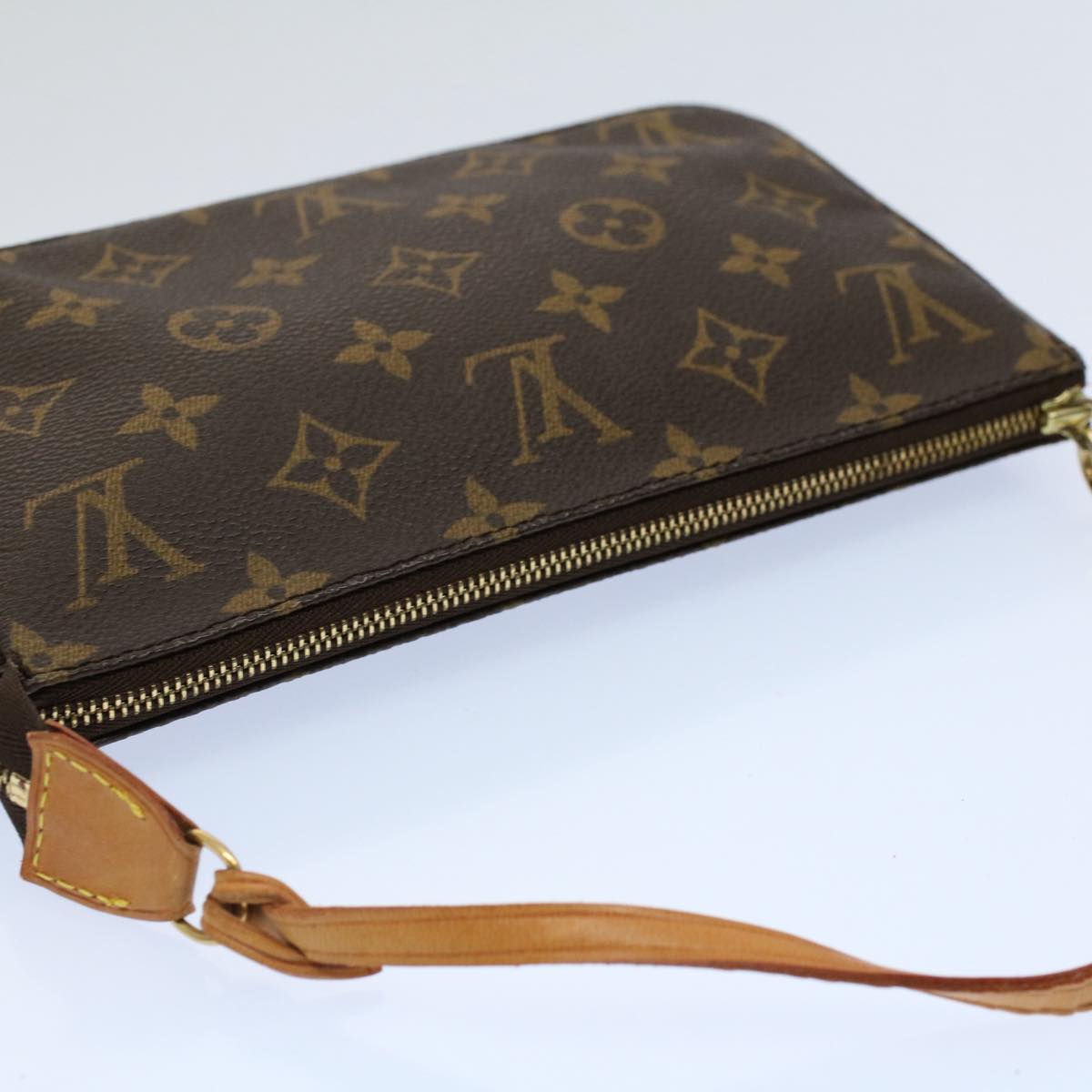 LOUIS VUITTON Monogram Pochette Accessoires Pouch Vintage M51980 LV yk8604