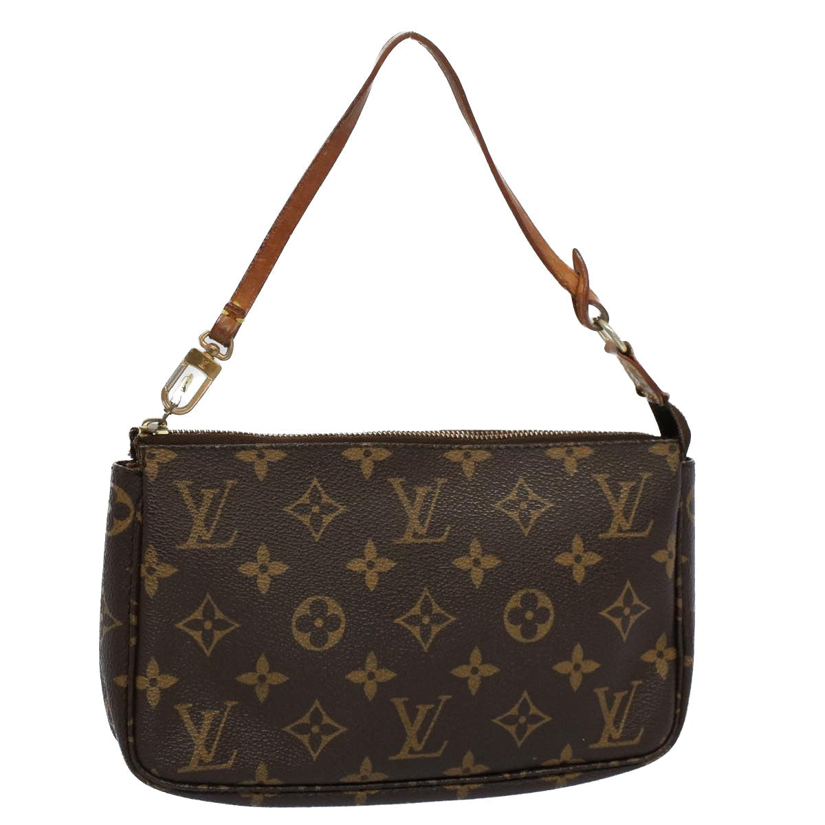 LOUIS VUITTON Monogram Pochette Accessoires Pouch M51980 LV yk8605