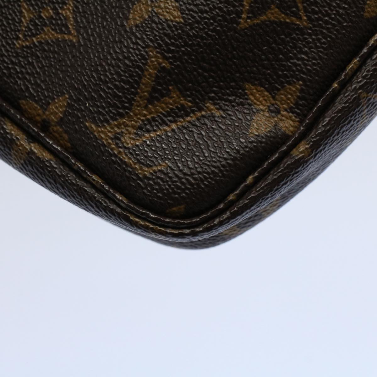 LOUIS VUITTON Monogram Pochette Accessoires Pouch M51980 LV yk8605