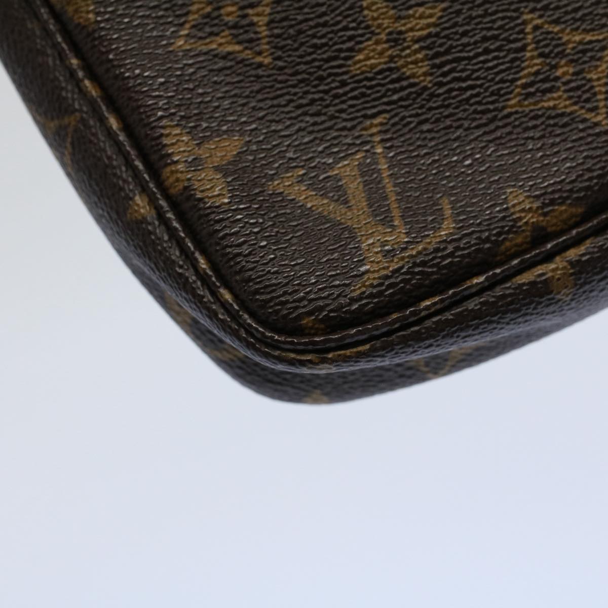 LOUIS VUITTON Monogram Pochette Accessoires Pouch M51980 LV yk8605