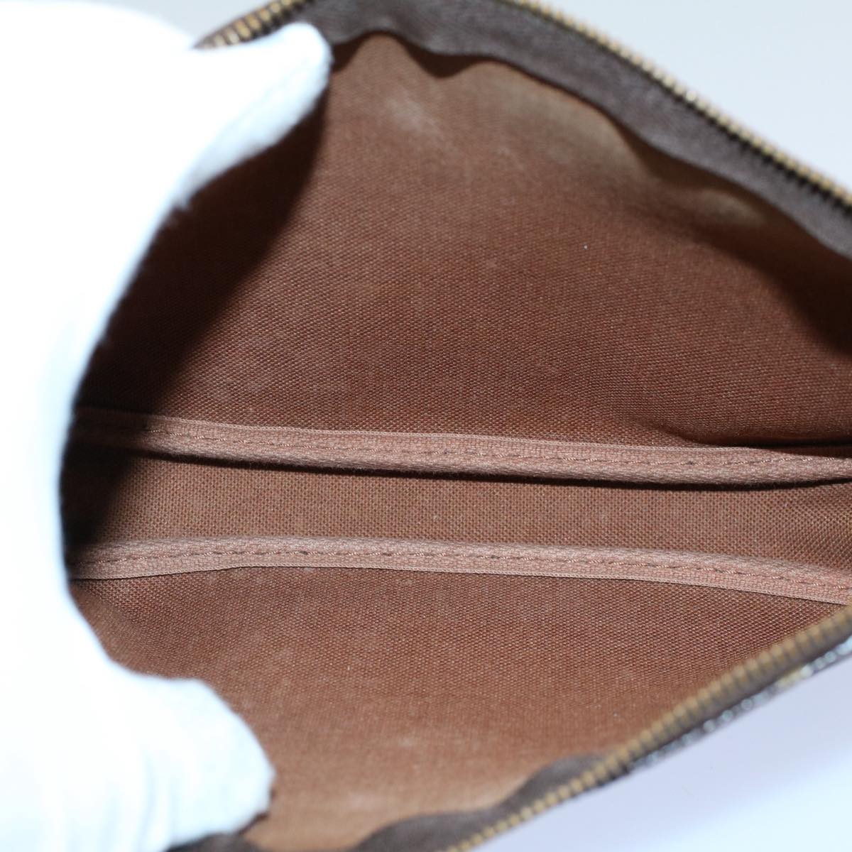 LOUIS VUITTON Monogram Pochette Accessoires Pouch M51980 LV yk8605