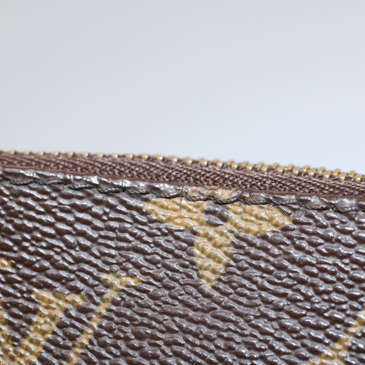LOUIS VUITTON Monogram Pochette Accessoires Pouch M51980 LV yk8605