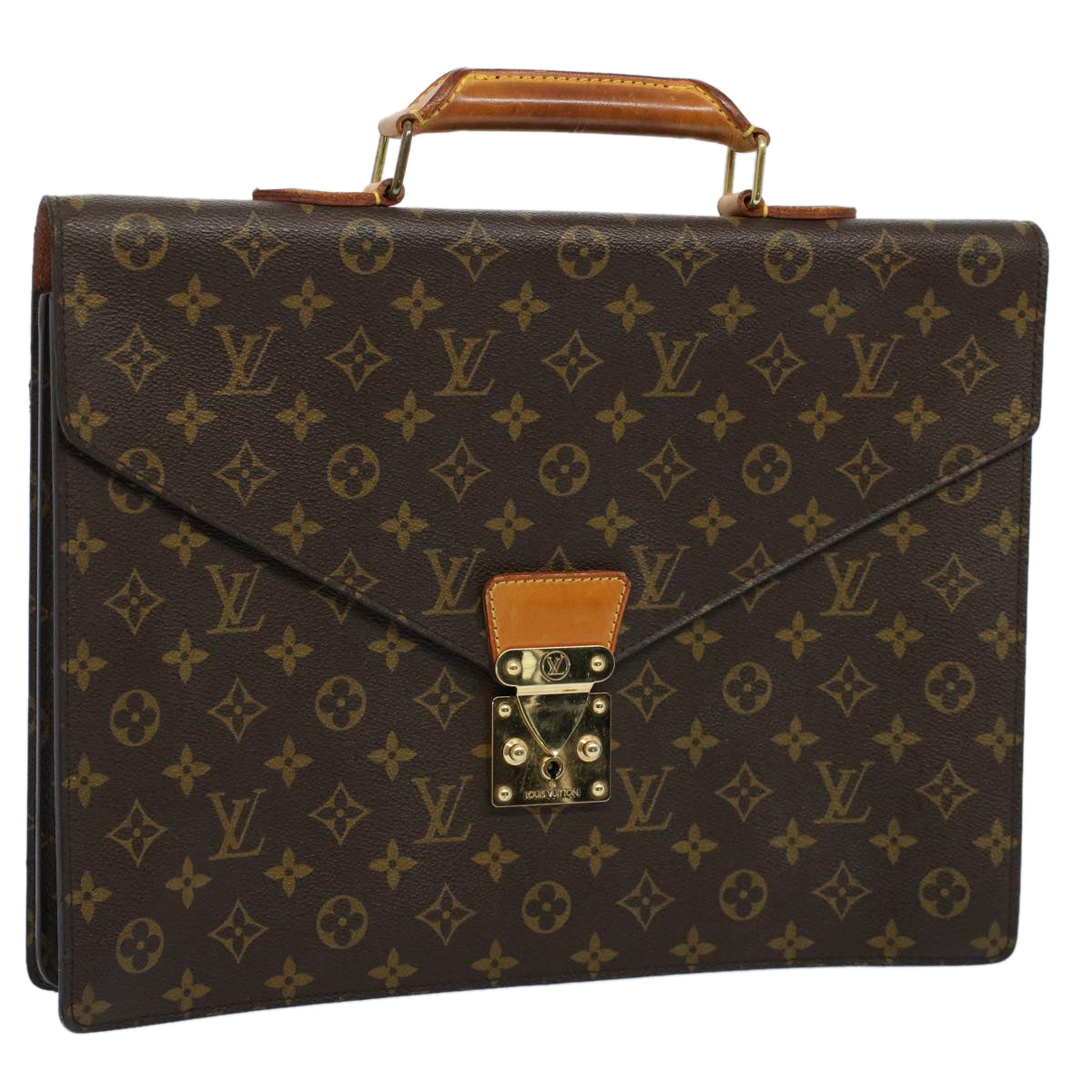 LOUIS VUITTON Monogram Serviette Conseiller Briefcase M53331 LV yk8613