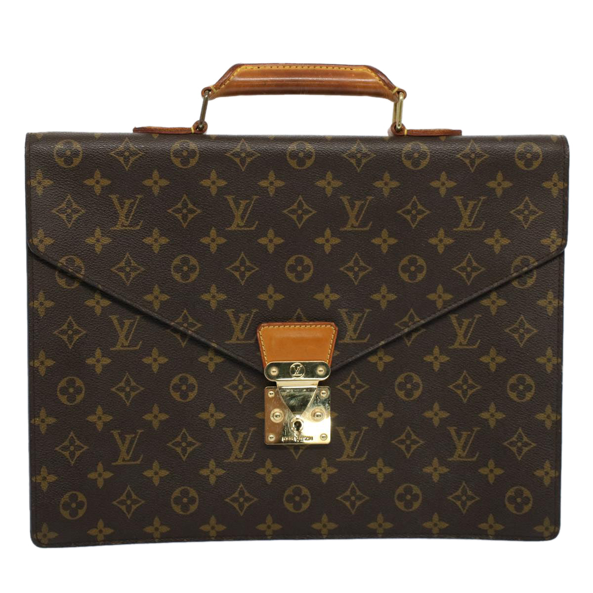 LOUIS VUITTON Monogram Serviette Conseiller Briefcase M53331 LV yk8613