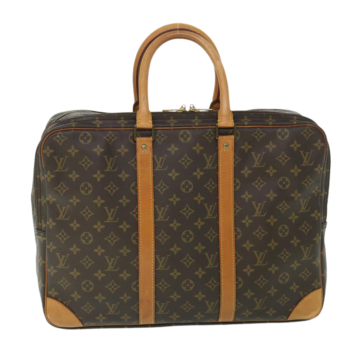 LOUIS VUITTON Monogram Sirius 45 Boston Bag M41408 LV yk8627