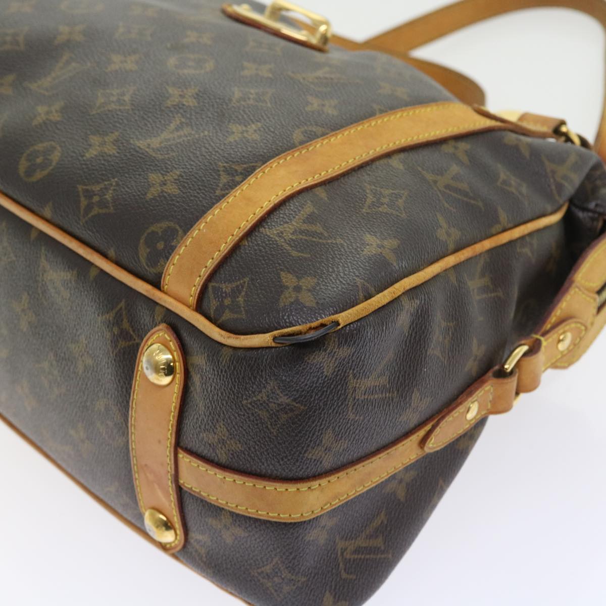 LOUIS VUITTON Monogram Stresa PM Tote Bag N42220 LV yk8628