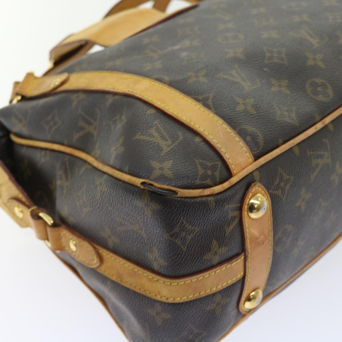 LOUIS VUITTON Monogram Stresa PM Tote Bag N42220 LV yk8628