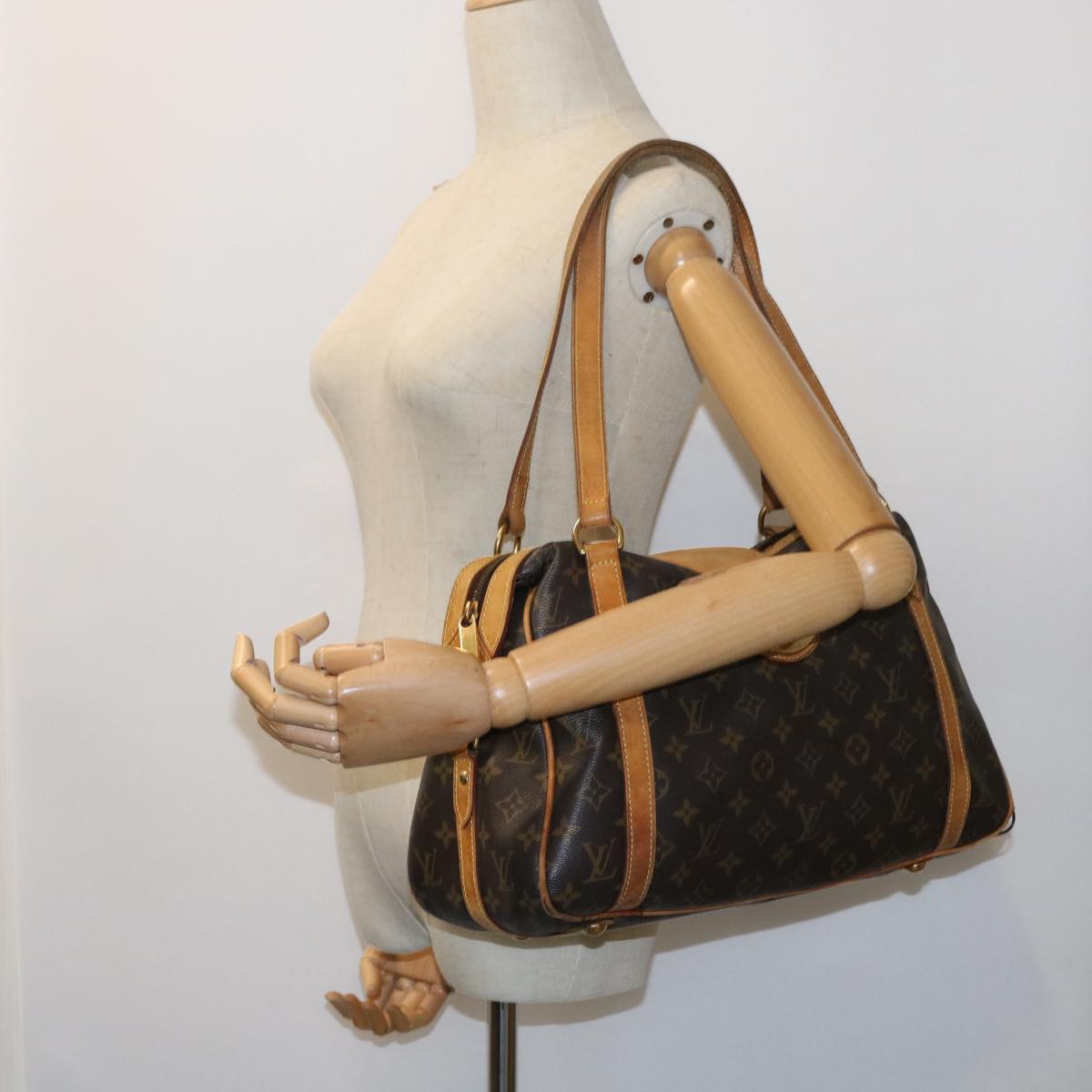LOUIS VUITTON Monogram Stresa PM Tote Bag N42220 LV yk8628