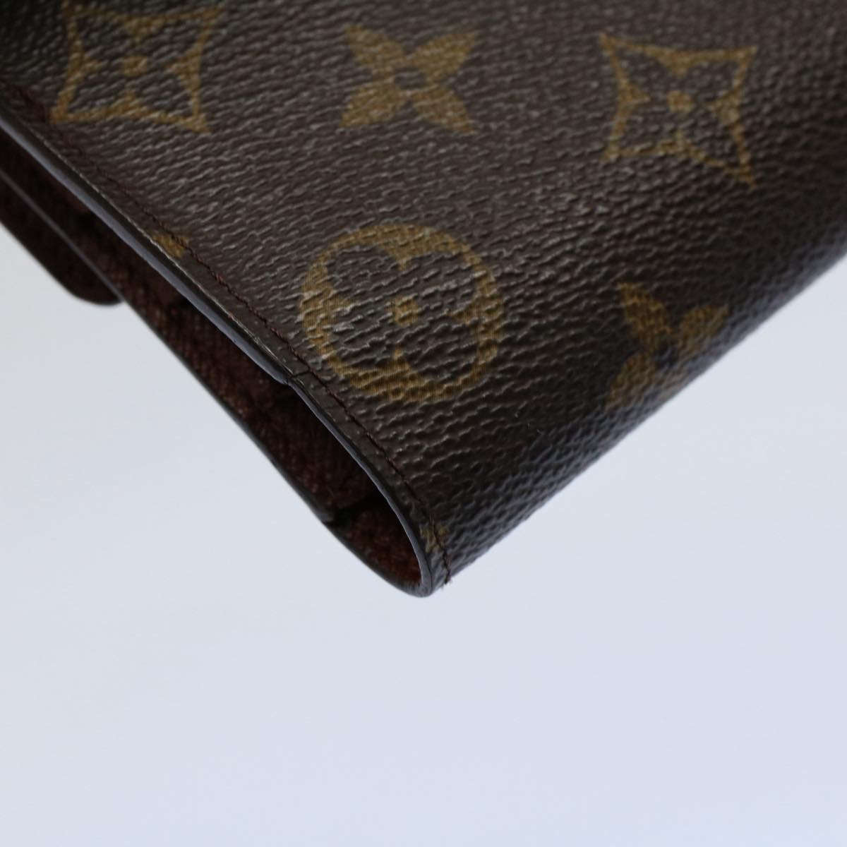 LOUIS VUITTON Monogram Porte Tresol International Wallet M61215 LV yk8633