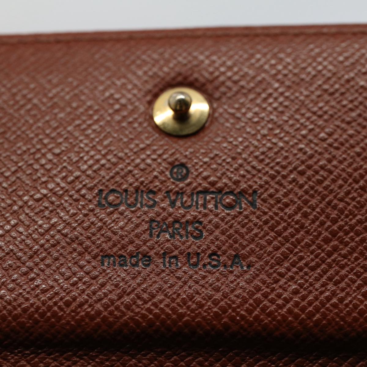 LOUIS VUITTON Monogram Porte Tresol International Wallet M61215 LV yk8633